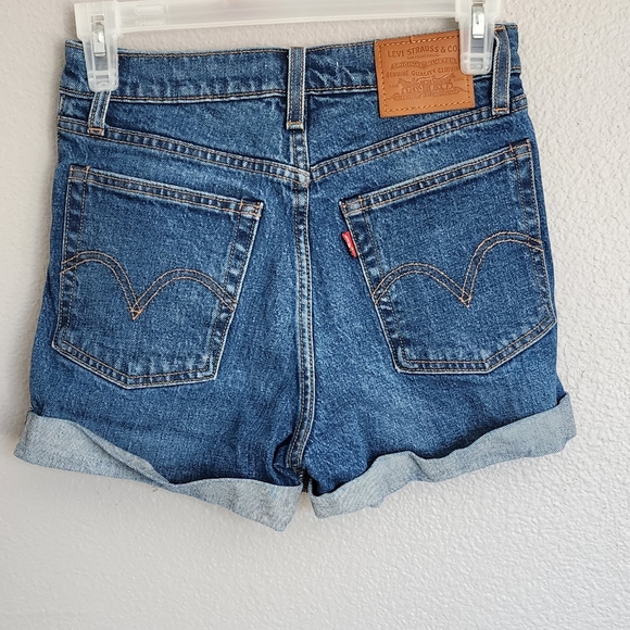 LEVIS PREMIUM WEDGIE SHORT / SIZE 25 - Picture 3 of 14